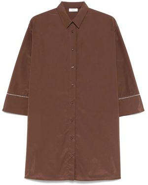 Peserico Shirts - Brown
