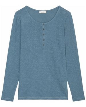 Marc O' Polo Tijdloos T-Shirt - Blauw