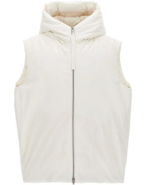 Jil Sander Waistcoats - White