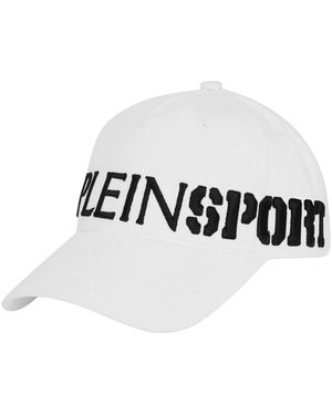 Philipp Plein Fitness ,Wit ,Katoen Baseball Cap Ps