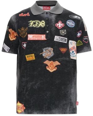 DIESEL Tops ,Zwart ,Polo Shirts