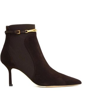 Ninalilou Heeled Boots - Brown