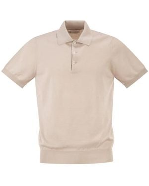Brunello Cucinelli Polo Shirts - Natural