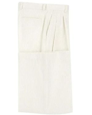 L.B.M. 1911 Wide Trousers - White