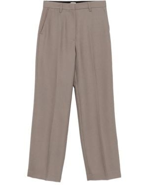 Covert Straight Trousers - Gris
