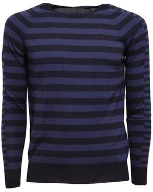 Hōsio Round-Neck Knitwear - Blu