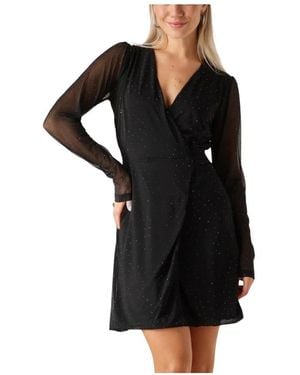 Moves Elegantes Schwarzes Minikleid