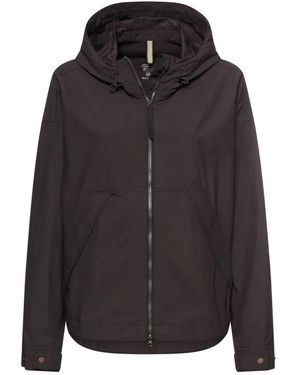 Camel Active Jassen ,Zwart ,Blouson Met 2-Weg-Ritssluiting