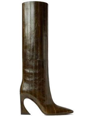 Fendi Schoenen ,Bruin ,Leer Arco Heeled Boot