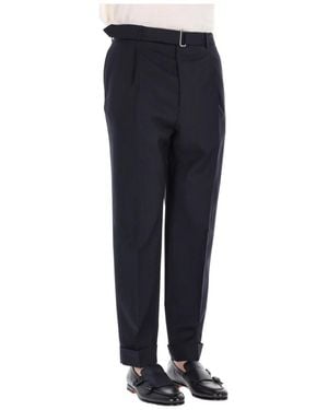 Officine Generale Straight Trousers - Blue