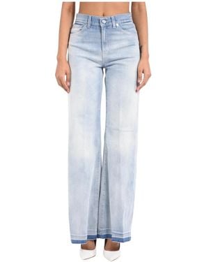 Dondup Wide Jeans - Blu