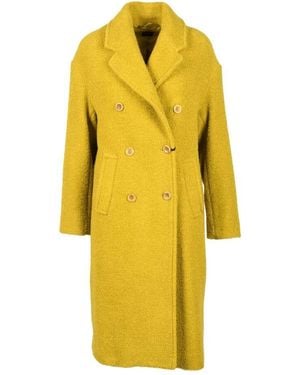 Pennyblack Double-Breasted Coats - Yellow