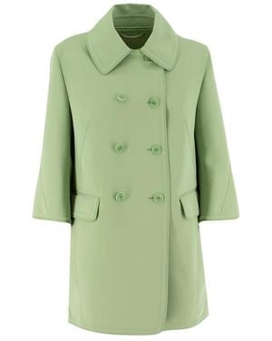 Ermanno Scervino Double-Breasted Coats - Verde