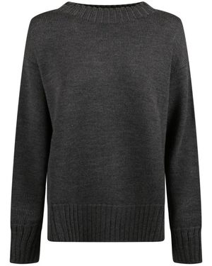 Drumohr Round-Neck Knitwear - Gris