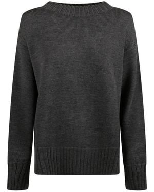 Drumohr Rundhals-Pullover - Grau