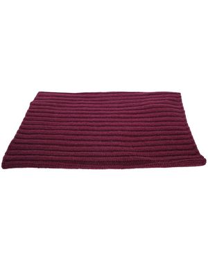 Dell'Oglio Accessoires ,Rood ,Kasjmier Sciarpa Collo Costa 2 Bord Sc