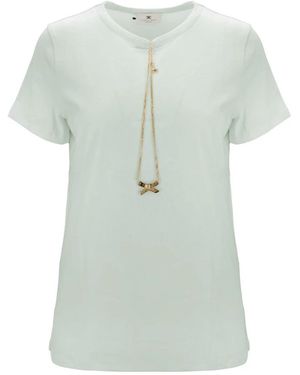Elisabetta Franchi T-Shirts - Green