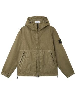 Stone Island Light Jackets - Green