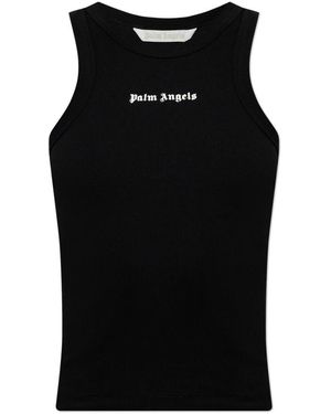 Palm Angels Sleeveless Tops - Negro