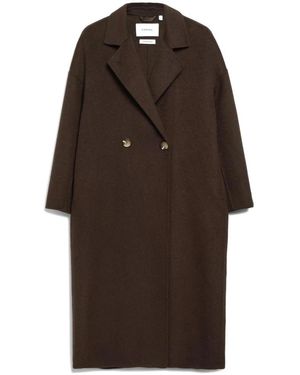 Comma, Double-Breasted Coats - Marrone