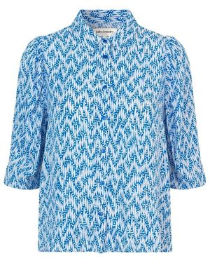 Lolly's Laundry Overhemden ,Blauw ,Shirts