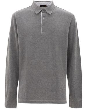 Corneliani Polo Shirts - Grijs