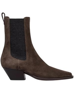 Brunello Cucinelli Chelsea Boots - Marron