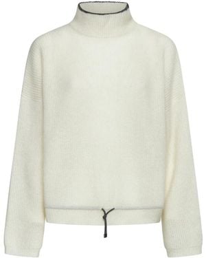 Brunello Cucinelli Turtlenecks - White