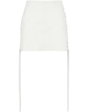 Salvatore Santoro Short Skirts - White