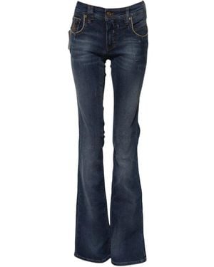 John Galliano Flare Jeans - Blue