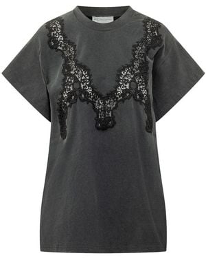 Stella McCartney T-Hemden - Zwart