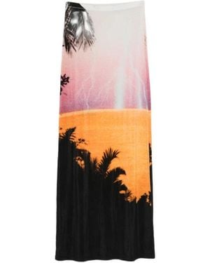 Rabanne Midi Skirts - Rosa