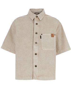 Haikure Klassiek Kraag Shirt - Naturel