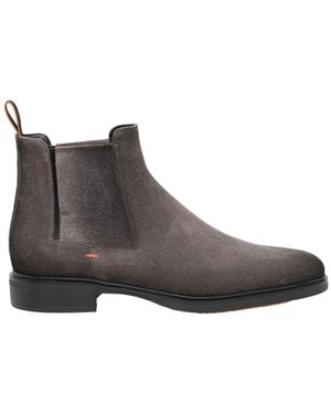 Santoni Chelsea Boots - Marron