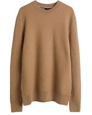BOSS Round-Neck Knitwear - Marrón