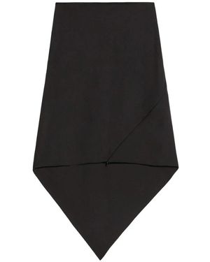 Helmut Lang Midi Skirts - Negro
