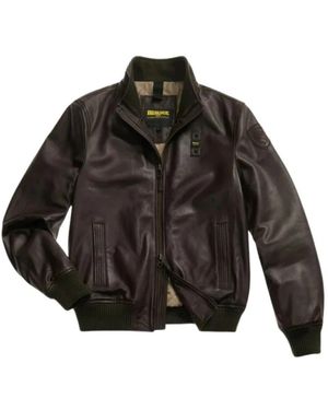 Blauer Leather Jackets - Black