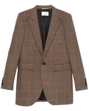 Saint Laurent Blazers - Brown