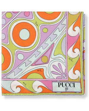 PUCCI Zijden Twill Carré - Grijs