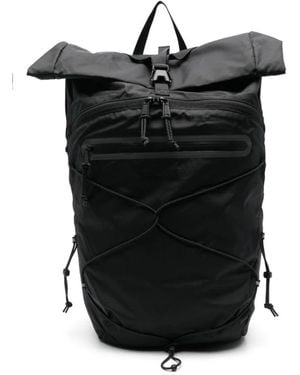 Timberland Schwarzer rucksack mit logo-detail