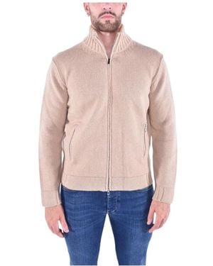 Kangra Truien & Vesten ,Wol Cardigan Met Rits - Blauw