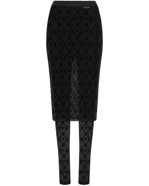 Marine Serre Leggings - Nero