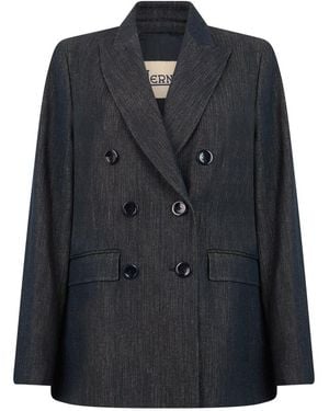 Herno Zweireihiger Blazer - Schwarz