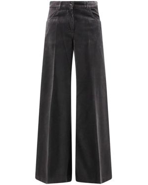 Aspesi Wide Trousers - Negro