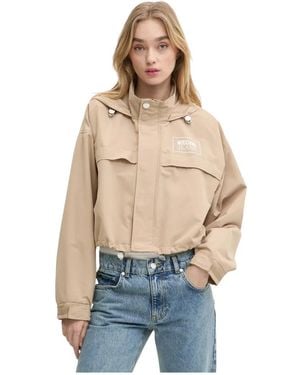 Moschino Printed Light Jacket - Naturel