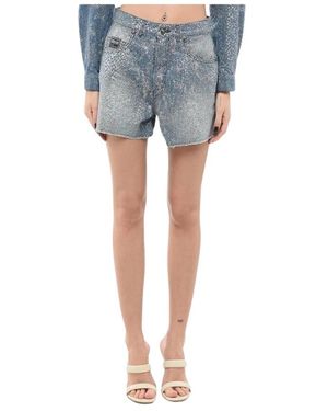 Versace Denim Shorts - Azul