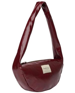 Studio Noos Tassen ,Rood ,Leer Vegan Leren Mini Crossbody Tas