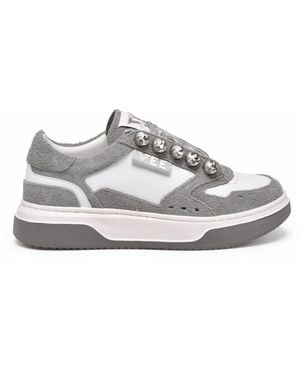 Emanuélle Vee Sneaker Aus Wildleder - Weiß
