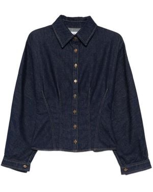 Agolde Overhemden ,Blauw ,Katoen Devon Shirt