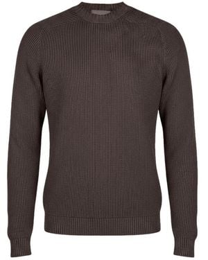 Gran Sasso Rainwool Rundhalspullover - Bruin